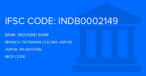 Indusind Bank Patrakar Colony Jaipur Branch IFSC Code