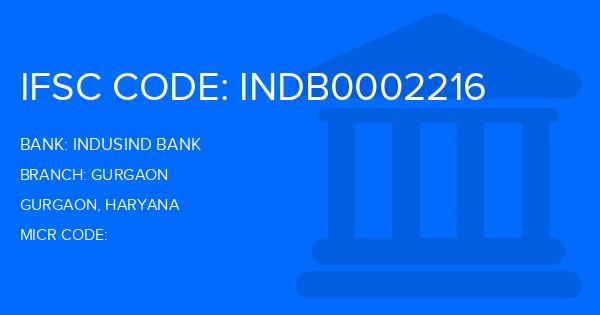 Indusind Bank Gurgaon Branch IFSC Code
