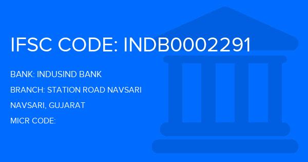 Indusind Bank Station Road Navsari Branch IFSC Code