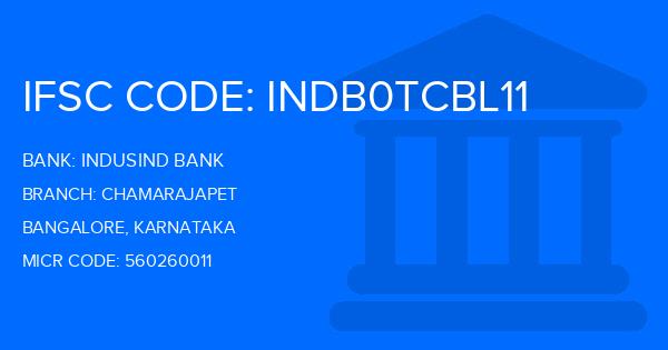 Indusind Bank Chamarajapet Branch IFSC Code