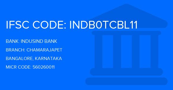 Indusind Bank Chamarajapet Branch IFSC Code