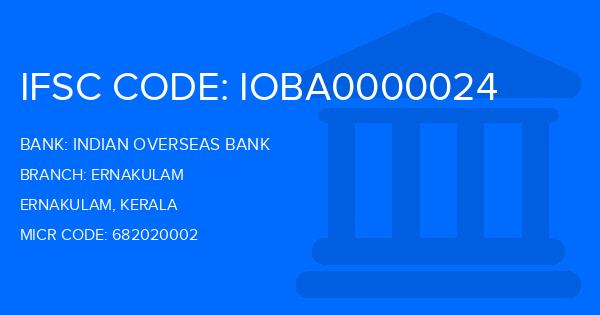 Indian Overseas Bank (IOB) Ernakulam Branch IFSC Code
