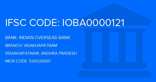 Indian Overseas Bank (IOB) Visakhapatnam Branch IFSC Code