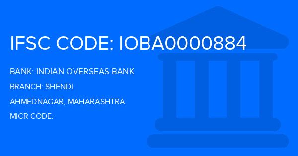 Indian Overseas Bank (IOB) Shendi Branch IFSC Code