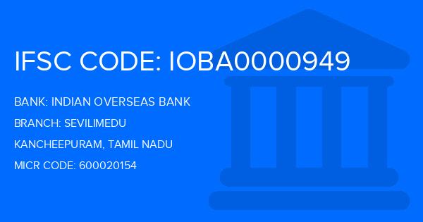 Indian Overseas Bank (IOB) Sevilimedu Branch IFSC Code