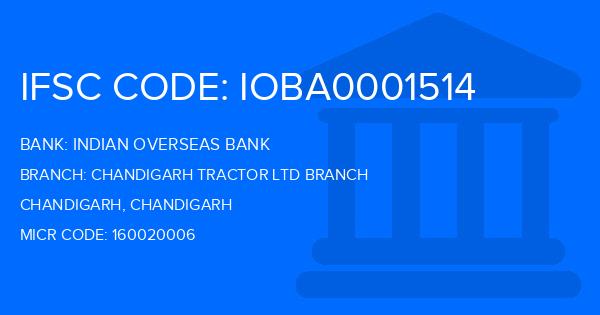 Indian Overseas Bank (IOB) Chandigarh Tractor Ltd Branch