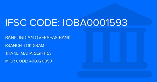 Indian Overseas Bank (IOB) Lok Gram Branch IFSC Code