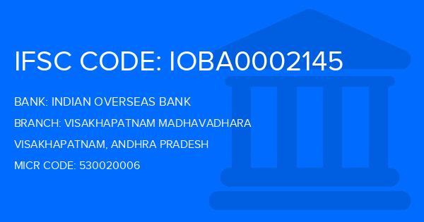 Indian Overseas Bank (IOB) Visakhapatnam Madhavadhara Branch IFSC Code