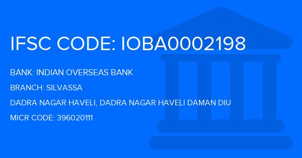 Indian Overseas Bank (IOB) Silvassa Branch IFSC Code