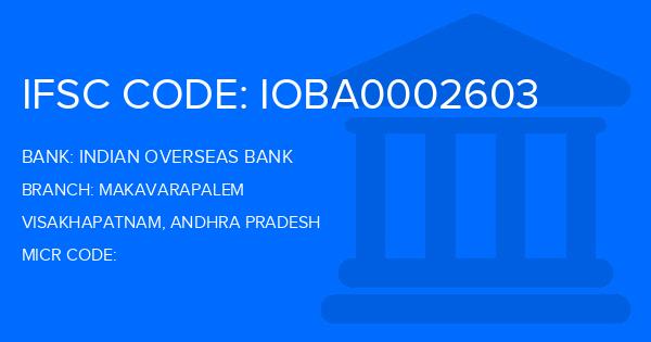 Indian Overseas Bank (IOB) Makavarapalem Branch IFSC Code