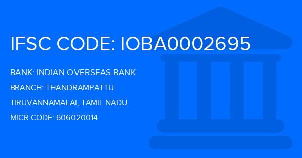 Indian Overseas Bank (IOB) Thandrampattu Branch IFSC Code