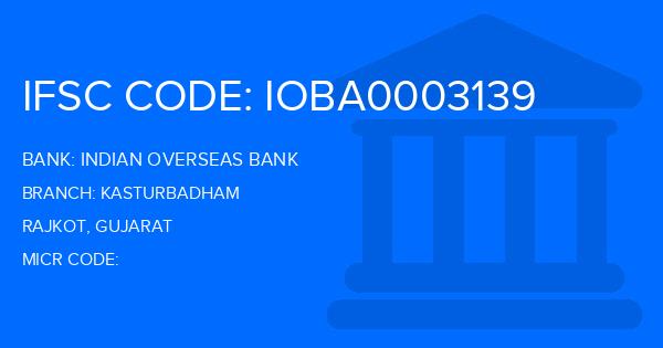 Indian Overseas Bank (IOB) Kasturbadham Branch IFSC Code