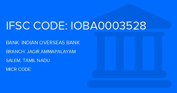 Indian Overseas Bank (IOB) Jagir Ammapalayam Branch IFSC Code