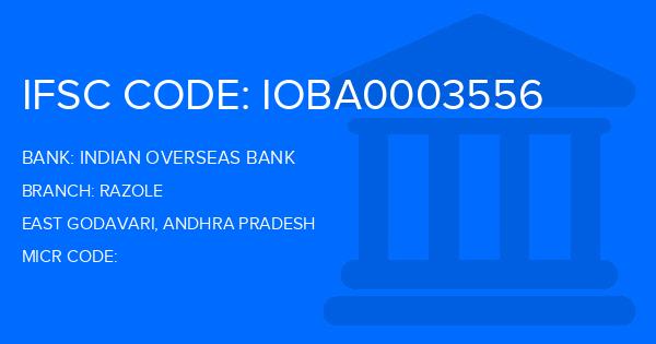 Indian Overseas Bank (IOB) Razole Branch IFSC Code