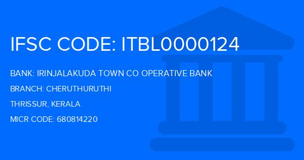 Irinjalakuda Town Co Operative Bank (ITU) Cheruthuruthi Branch IFSC Code