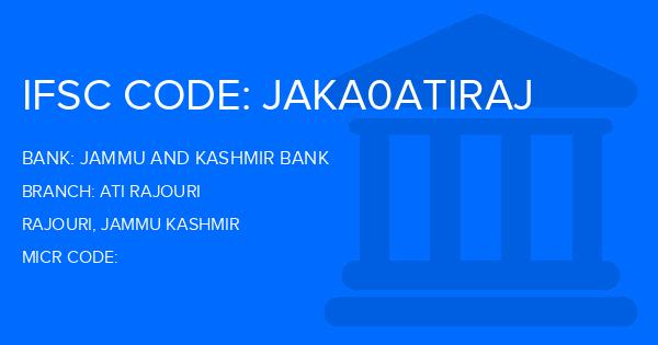 Jammu And Kashmir Bank Ati Rajouri Branch IFSC Code
