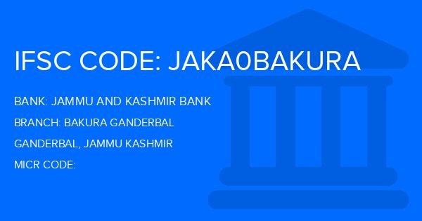Jammu And Kashmir Bank Bakura Ganderbal Branch IFSC Code