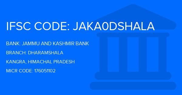 Jammu And Kashmir Bank Dharamshala Branch IFSC Code