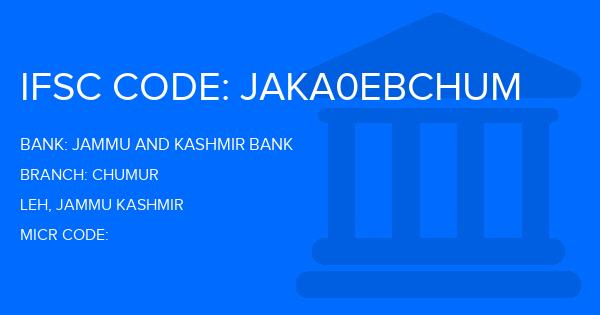 Jammu And Kashmir Bank Chumur Branch IFSC Code