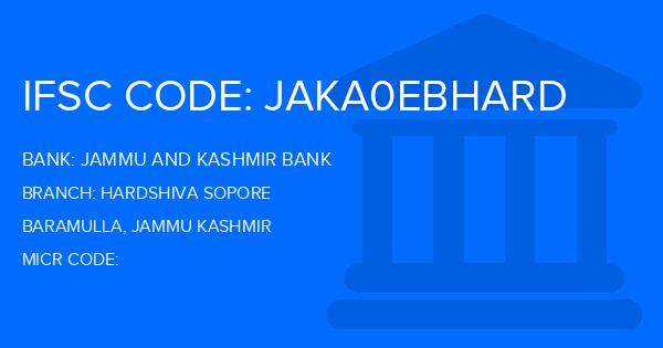 Jammu And Kashmir Bank Hardshiva Sopore Branch IFSC Code
