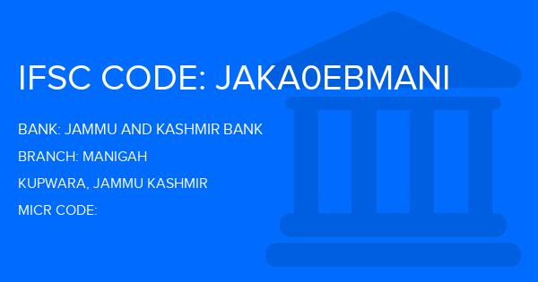 Jammu And Kashmir Bank Manigah Branch IFSC Code