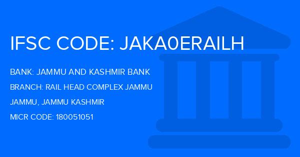 Jammu And Kashmir Bank Rail Head Complex Jammu Branch IFSC Code
