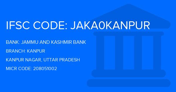 Jammu And Kashmir Bank Kanpur Branch IFSC Code