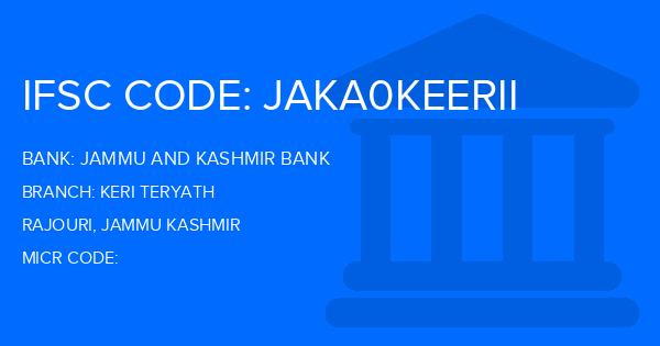 Jammu And Kashmir Bank Keri Teryath Branch IFSC Code