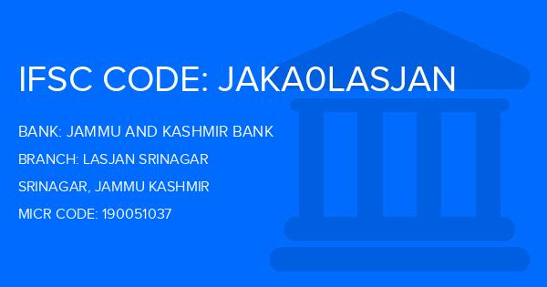 Jammu And Kashmir Bank Lasjan Srinagar Branch IFSC Code
