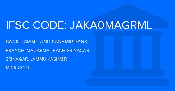 Jammu And Kashmir Bank Magarmal Bagh Srinagar Branch IFSC Code