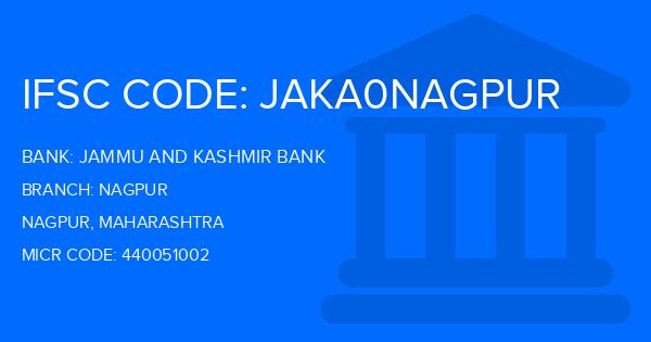 Jammu And Kashmir Bank Nagpur Branch IFSC Code