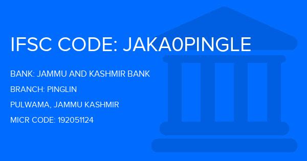 Jammu And Kashmir Bank Pinglin Branch IFSC Code