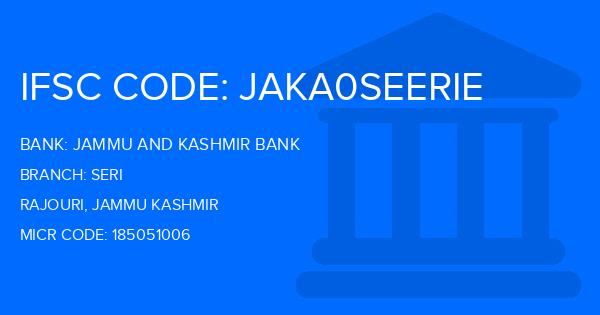 Jammu And Kashmir Bank Seri Branch IFSC Code