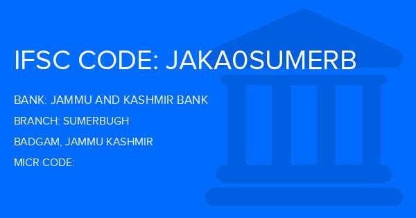 Jammu And Kashmir Bank Sumerbugh Branch IFSC Code