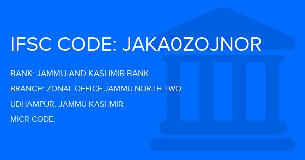 Jammu And Kashmir Bank Zonal Office Jammu North Two Branch IFSC Code