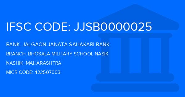 Jalgaon Janata Sahakari Bank Bhosala Military School Nasik Branch IFSC Code