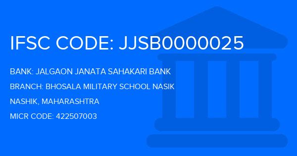 Jalgaon Janata Sahakari Bank Bhosala Military School Nasik Branch IFSC Code