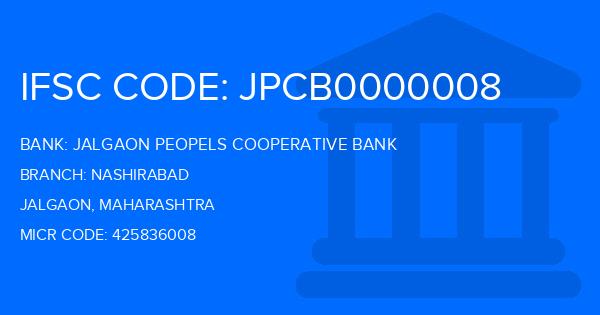 Jalgaon Peopels Cooperative Bank Nashirabad Branch IFSC Code