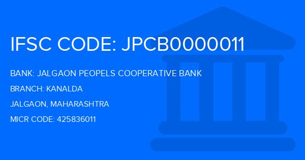 Jalgaon Peopels Cooperative Bank Kanalda Branch IFSC Code