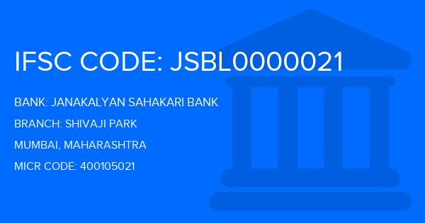 Janakalyan Sahakari Bank Shivaji Park Branch IFSC Code