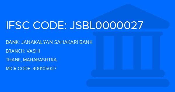 Janakalyan Sahakari Bank Vashi Branch IFSC Code
