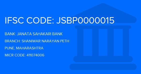 Janata Sahakari Bank Shaniwar Narayan Peth Branch IFSC Code