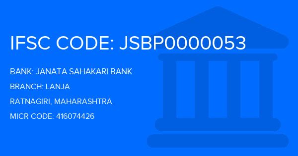 Janata Sahakari Bank Lanja Branch IFSC Code