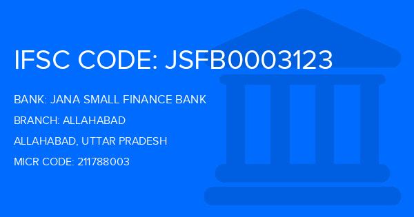 Jana Small Finance Bank Allahabad Branch IFSC Code