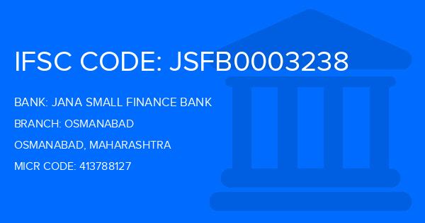 Jana Small Finance Bank Osmanabad Branch IFSC Code