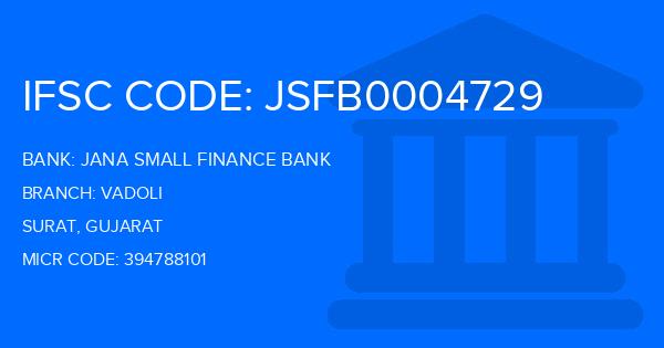 Jana Small Finance Bank Vadoli Branch IFSC Code