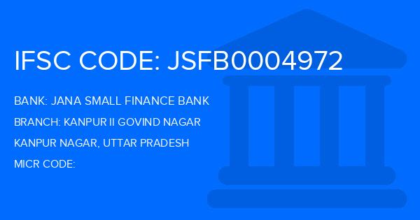 Jana Small Finance Bank Kanpur Ii Govind Nagar Branch IFSC Code
