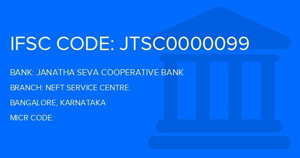 Janatha Seva Cooperative Bank Neft Service Centre Branch IFSC Code