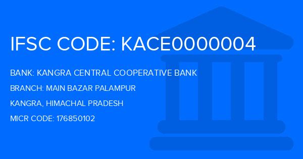 Kangra Central Cooperative Bank (KCCB) Main Bazar Palampur Branch IFSC Code