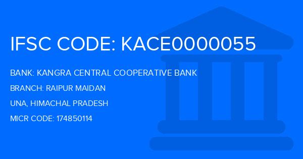 Kangra Central Cooperative Bank (KCCB) Raipur Maidan Branch IFSC Code
